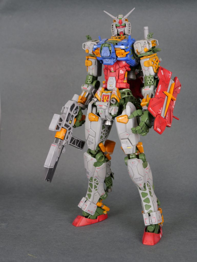 旧キット1/60 白っぽいガンダム–5枚目/制作者：材木屋の若旦那