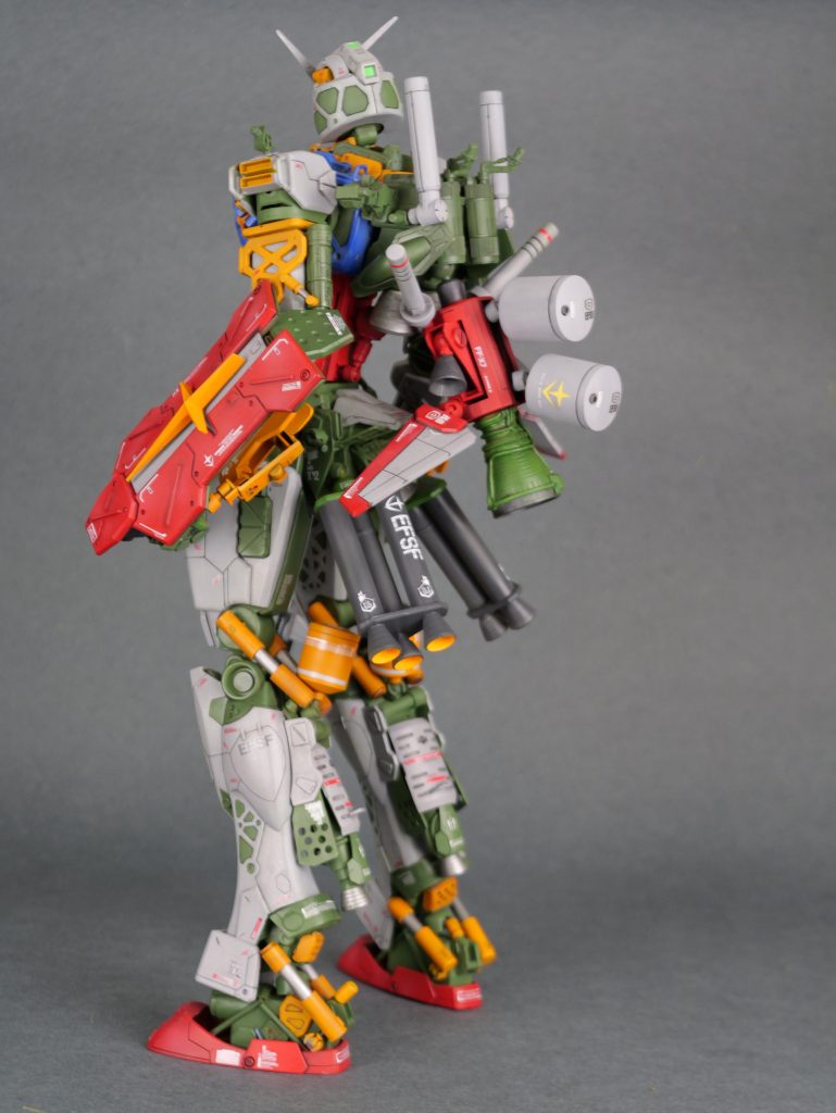 旧キット1/60 白っぽいガンダム–3枚目/制作者：材木屋の若旦那