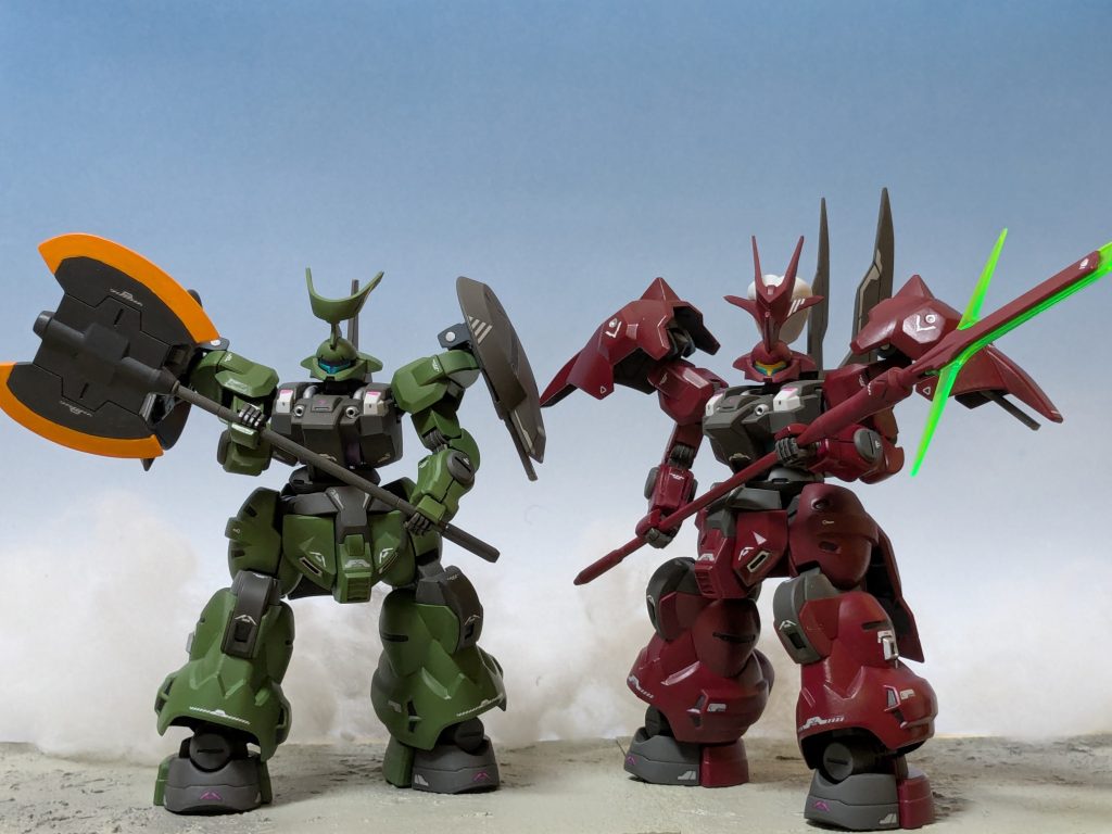 荒れ地のジオラマ用地面、背景の土煙は脱脂綿、背景はコンビニで印刷した紙を置いています。