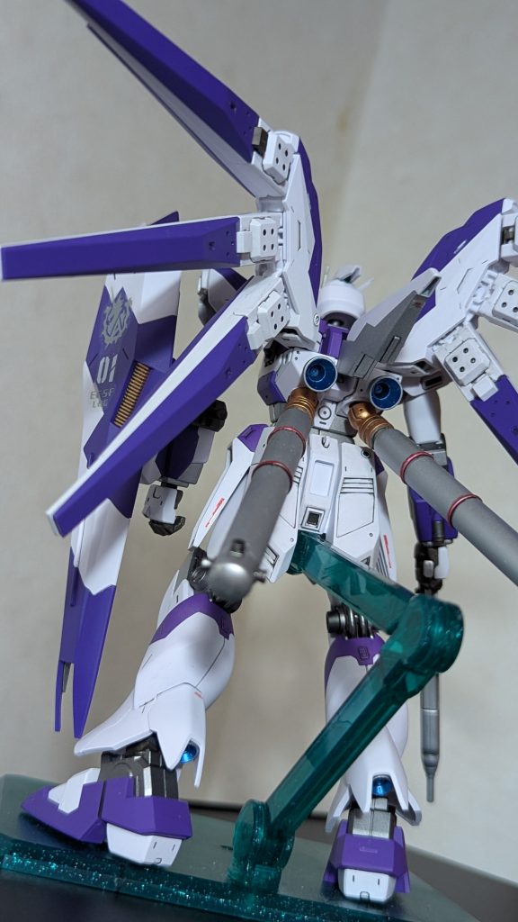 プロペラントタンクは換装するだろうから敢えて専用カラーではなくメタリックに。