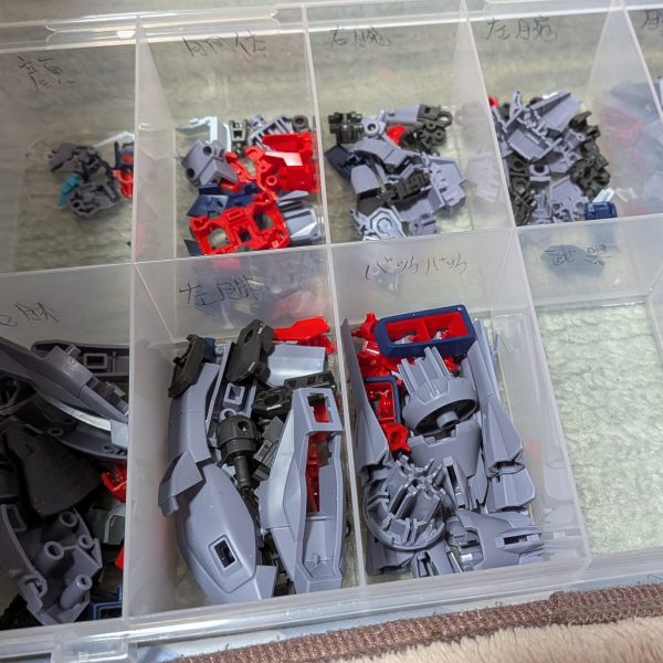 レジェンドガンダム製作途中