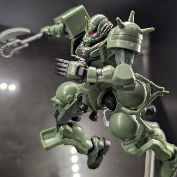 ザク（GQ）組み立て終了です。動画あり