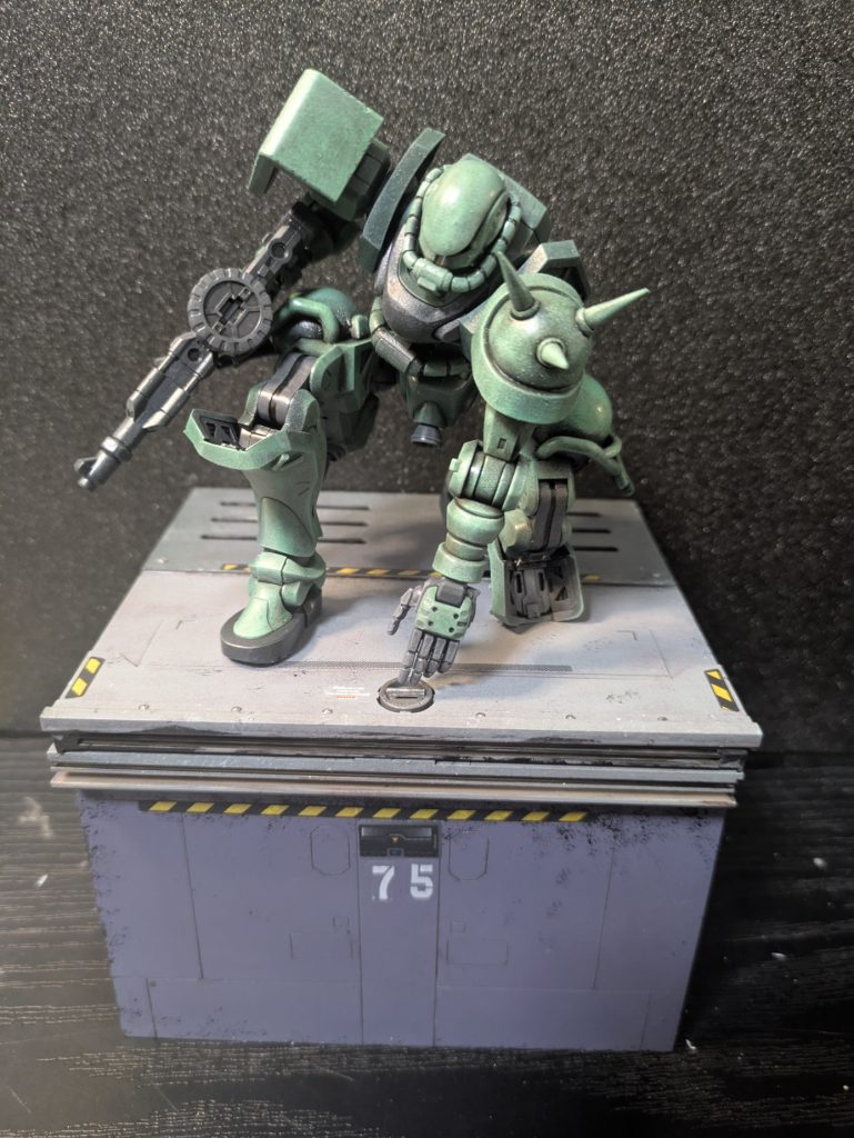 ゲートの扉は、スライド開閉できるようにしました。そこまでやる必要ないんですが・・・作ってたら、開閉できるようにしたくなって、つい・・・・ｗ&nbsp;