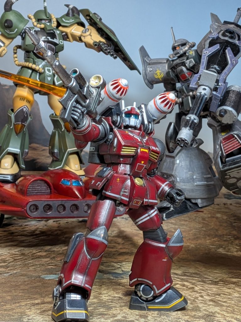 HGUCガンキャノン(リアルタイプカラー)　ショートストーリー『シズちゃんは今日も静かに待機中』