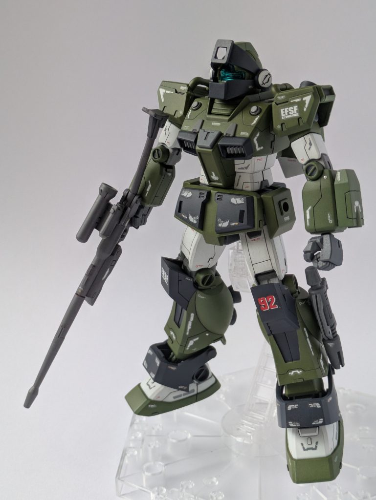 ジムスナイパーカスタム　旧キットでミキシング