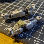 プラ板とジャンクパーツとディテールアップパーツ使ってちょっとマッチョにしました👍[…]