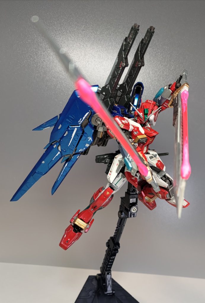 エクスカリバー! 真ゲッターは剣を持ってないので、マジンカイザーのカイザーブレードを参考に、シンプルなカラーリングにしました。