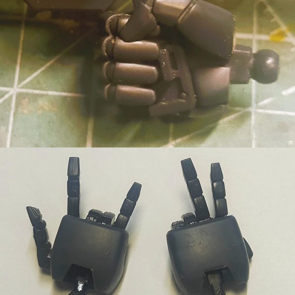 ヤクト・ドーガ( クェス)改修進捗ハンドパーツが握り手しかないため、関節技EX 極み手に差し替え手の甲はキットから流用している&nbsp;またファンネルが安定していないため、ネオジム磁石(2mm)を仕込んでポロリしにくくいたその他足をいじってディテールを増やす等、好きな感じに調整&nbsp;ガトリングガンは砲身の長さや持ち手の位置を変えるなど、無理なくポージング出来るようにオリ武器にしている&nbsp;ひとまず全身に手を入れ終えたので、洗浄→サフに進める装甲は黒立ち上げで、ほんのりグラデを目指す（2枚目）