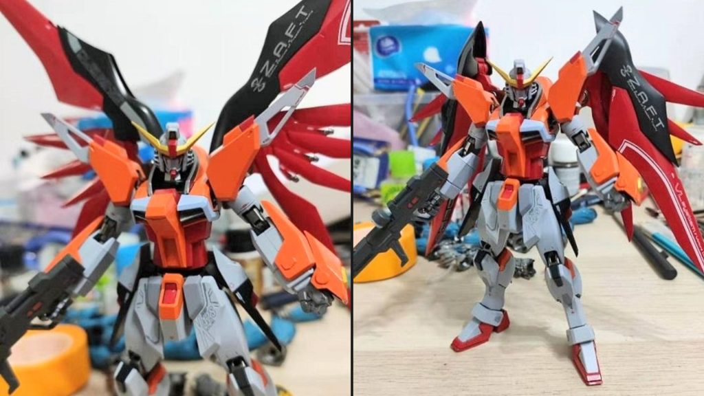 METAL ROBOT魂(重塗)-デスティニーガンダムハイネ専用機