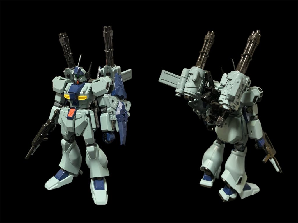 バックパックのムーバルスラスターは武器追加用のサブアームとしても使える！？連邦お家芸のキャノン仕様「Type C」。