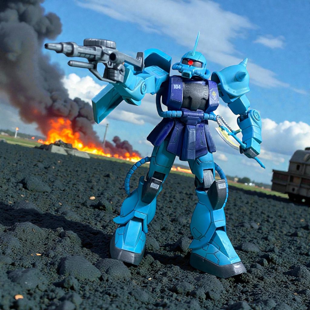 旧HG ザクⅡJ型　カスタムカラー–4枚目/制作者：丸五ワークス