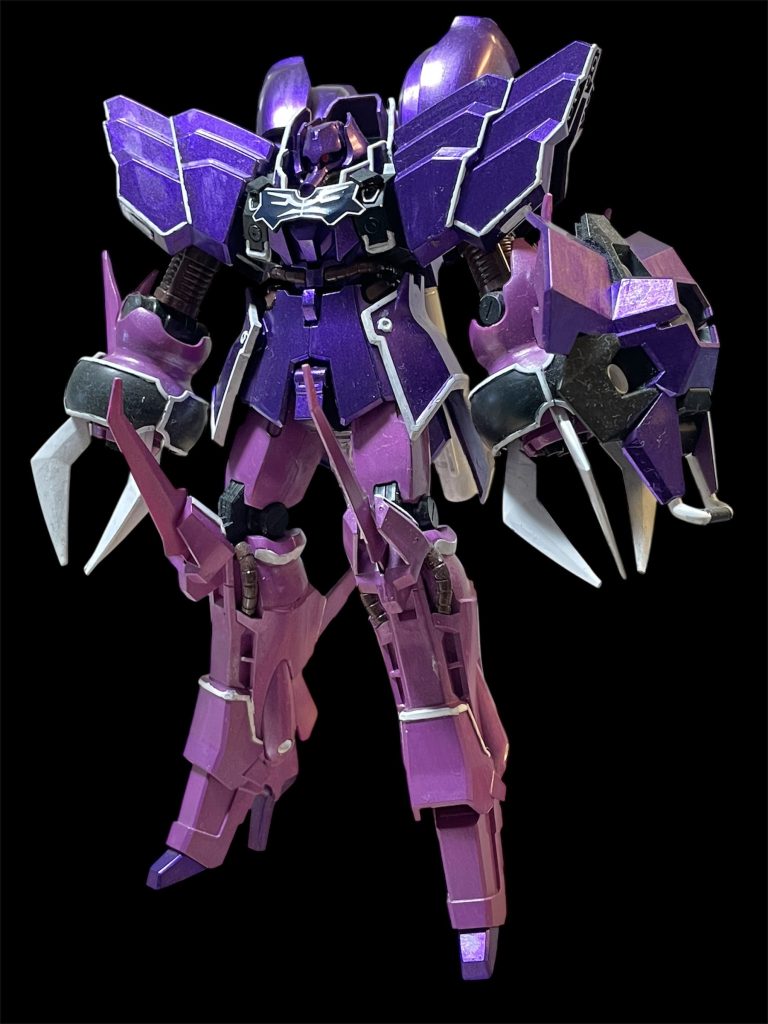 ファンネルや有線パーツなどは残ってないのであんまりポーズは決まりませんので素立だけ。