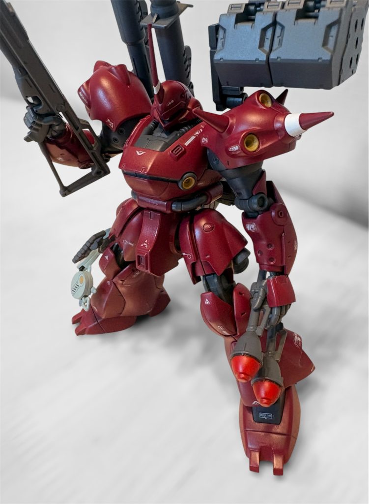 シュツルムファウストを取ろうとしてるところ。メタルビルドを参考に2本にまとめています。