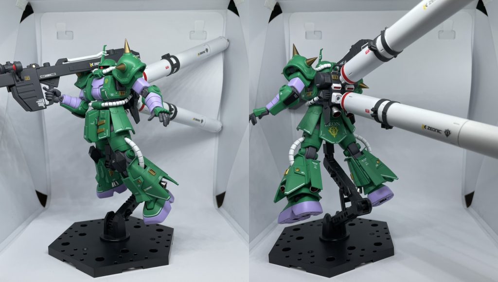 大型ブースターでサイコザク感も残しつつ