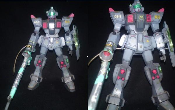 HG•08小隊ジムスナイパー(オリジナル改修+ウェザリング化)