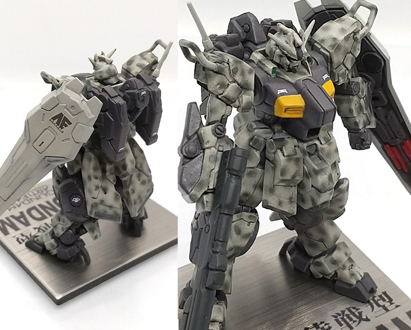 改修塗装完成品 Hi-ν ガンダム 陸戦型(近藤版風迷彩カラー)ガンダムアーティファクト–3枚目/制作者:ランゼル