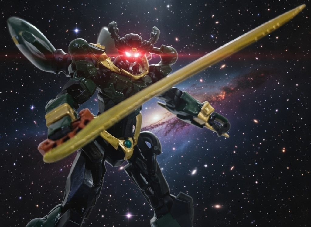 アギト本編のギルスは剣を持っていないが、ビームサーベルも意外と似合う。