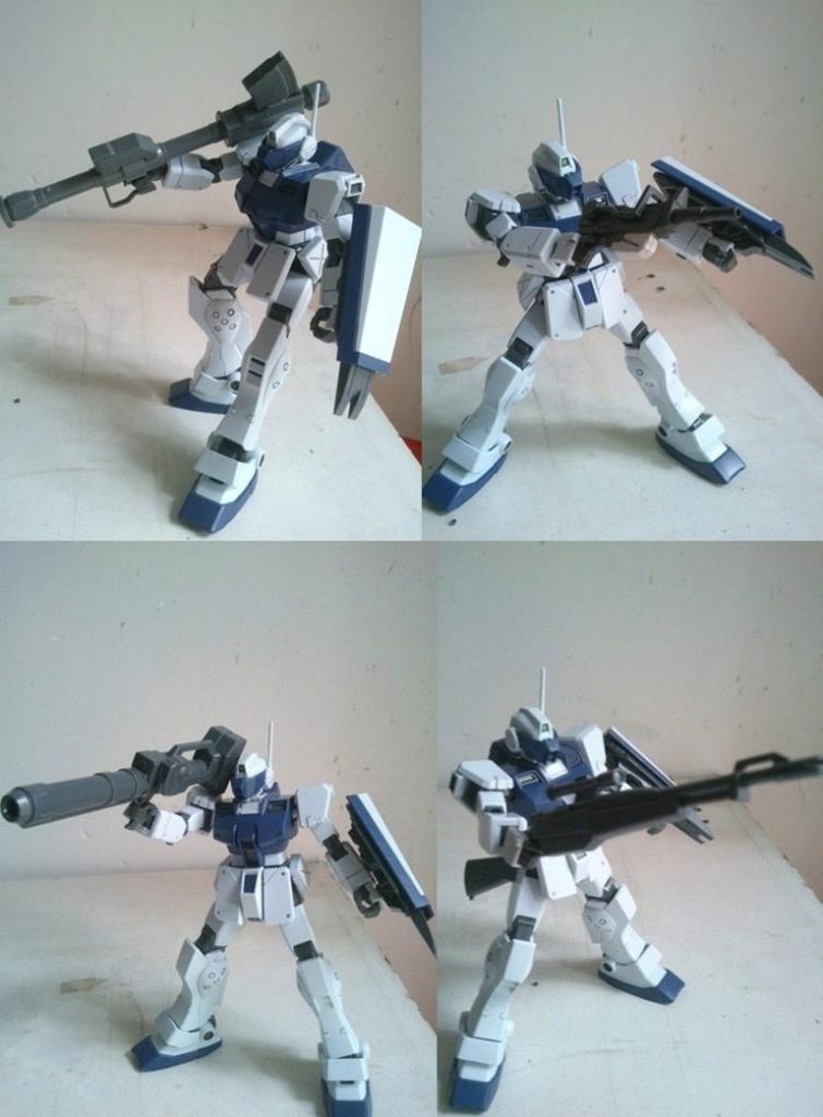 HGUC•ジム•スナイパーII•ホワイト•ディンゴ(筆塗り)–3枚目/制作者：risuisei