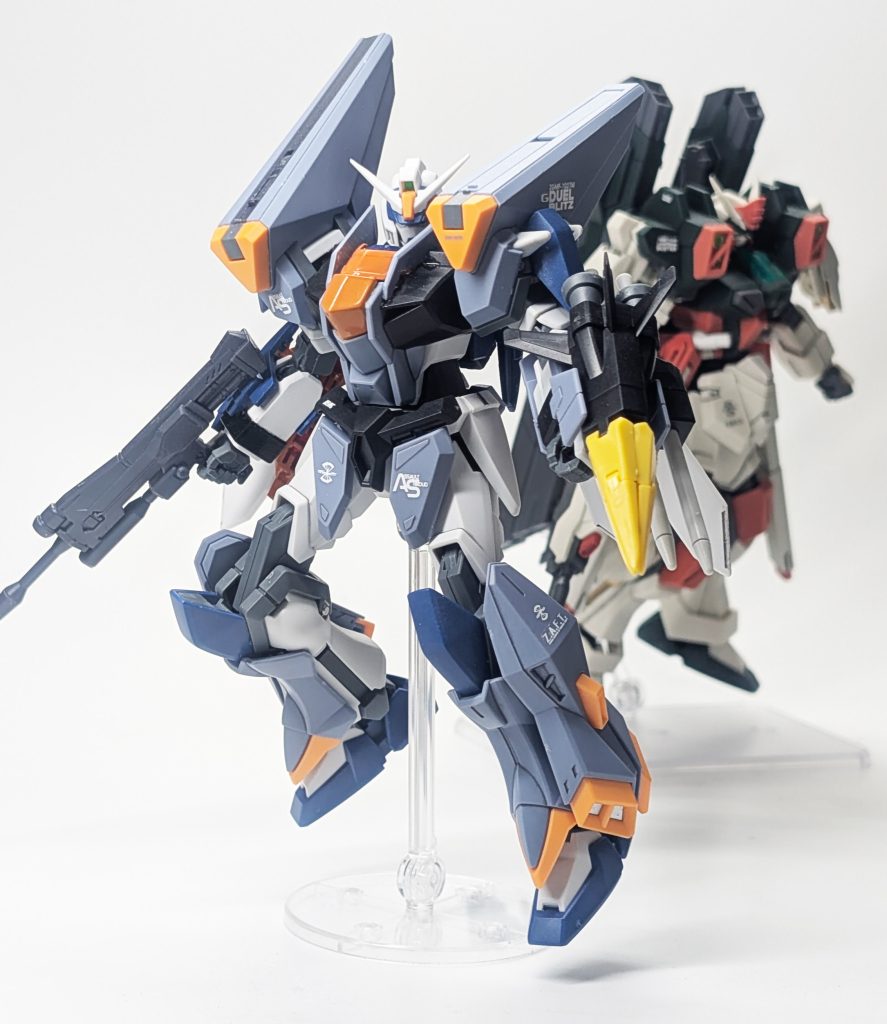 始めバスターだけ作るつもりだったのですが、やはりデュエルとバスターの組み合わせは胸熱なのでセットで作りたい気持ちに。