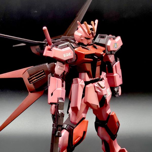 トランザムした燃え燃えエールストライクガンダム