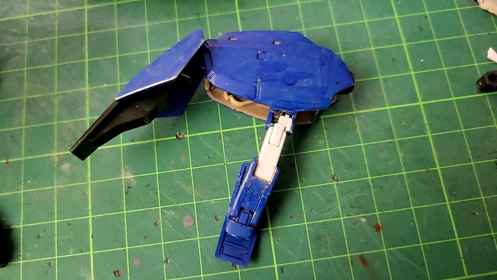 サブアームの書院とが折れていたのでジャンクで補修