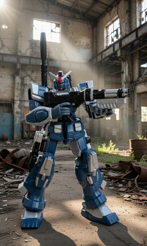 「GX-05ケルベロス」G3-Xが使用する銃火器。1秒間に30発の特殊徹甲弾を発射するガトリングガンで、敵を一瞬で蜂の巣にする。