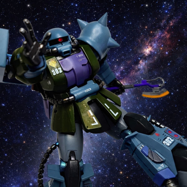 ヒートホーク、一閃！（ガトー専用高機動型ザク）