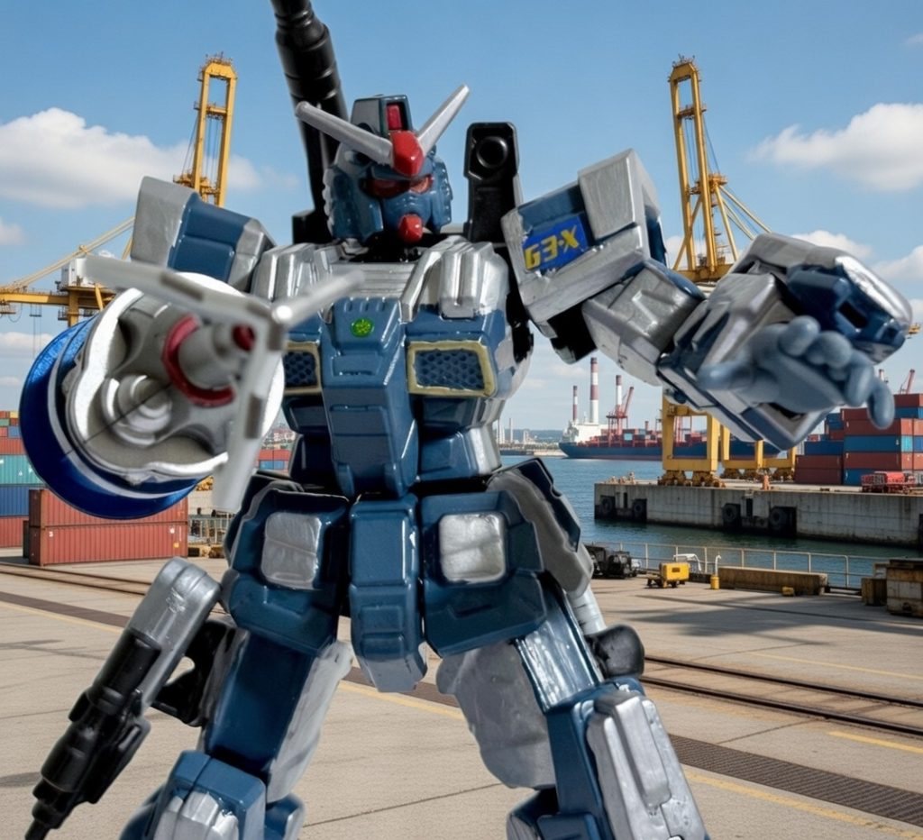 「GA-04アンタレス」右腕に装備する武器で、チタン製ワイヤーで敵の動きを封じる。また建物にフックを引っかけてロープのように使う事も可能。こらそこ、ライダーマンのロープアームとか言うな(gundam-kao5)