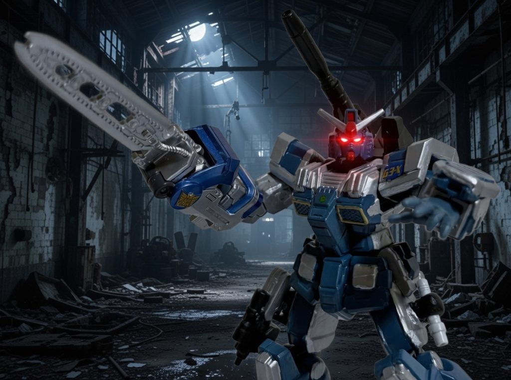 「GS-03デストロイヤー」チェーンソー型の大型武器で高周波震動でブレードを震わせ、あらゆるものを一刀両断する。イチジョウは専らこの装備で戦う。