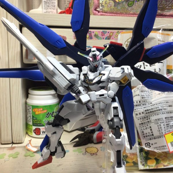 ※ネタ投稿キャリバーンにストライクフリーダムガンダムのバックパックをつけました！