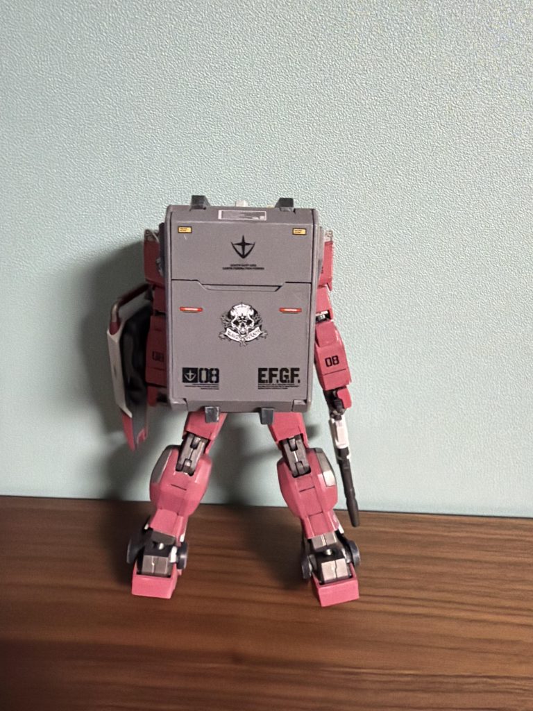 裏面はこんな感じとなっております言い忘れておりましたがこれは筆塗りです。色々なモデラー様の塗り方を真似させて頂きました