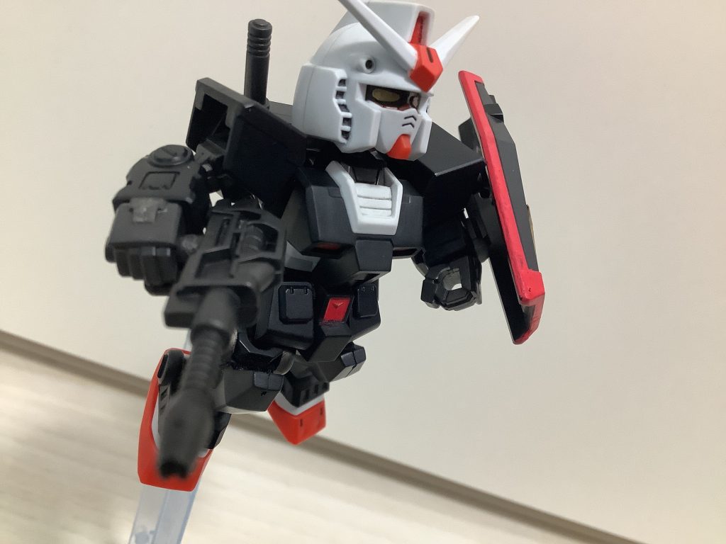 モビリティジョイントのガンダムのリメイクは本当にありがたい！どんなポージングしても映えるのでぜひ迎えてむては！(gundam-kao6)