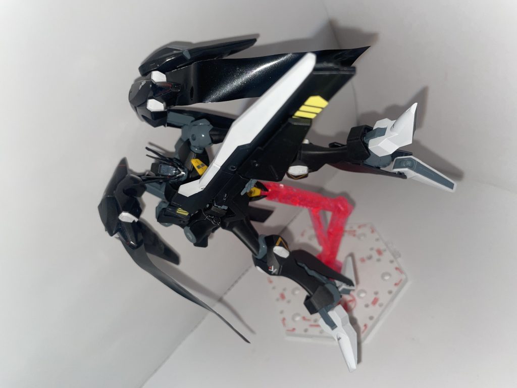 グエル「こいつも．．．ドローンか．．．!!」初陣/ビークフット構え・コラキ展開≪アクションベースが行方不明なので．．．<(_ _)>≫ビームアルケビュース構えビームサーベル構えビームカリヴァ構えによるスタイリッシュ射撃ビームマスケット構え