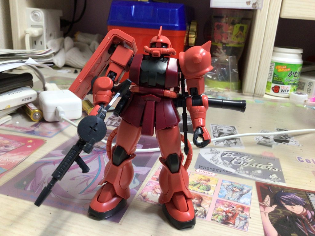 HGシャア専用ザクⅡをつくりました！