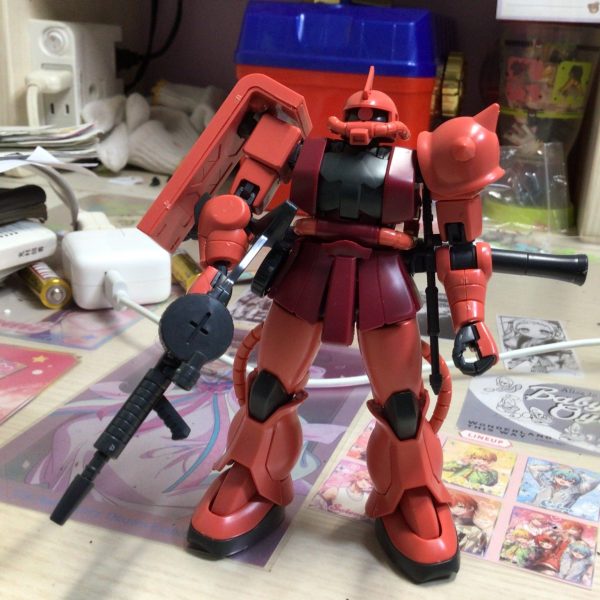 HGシャア専用ザクⅡをつくりました！