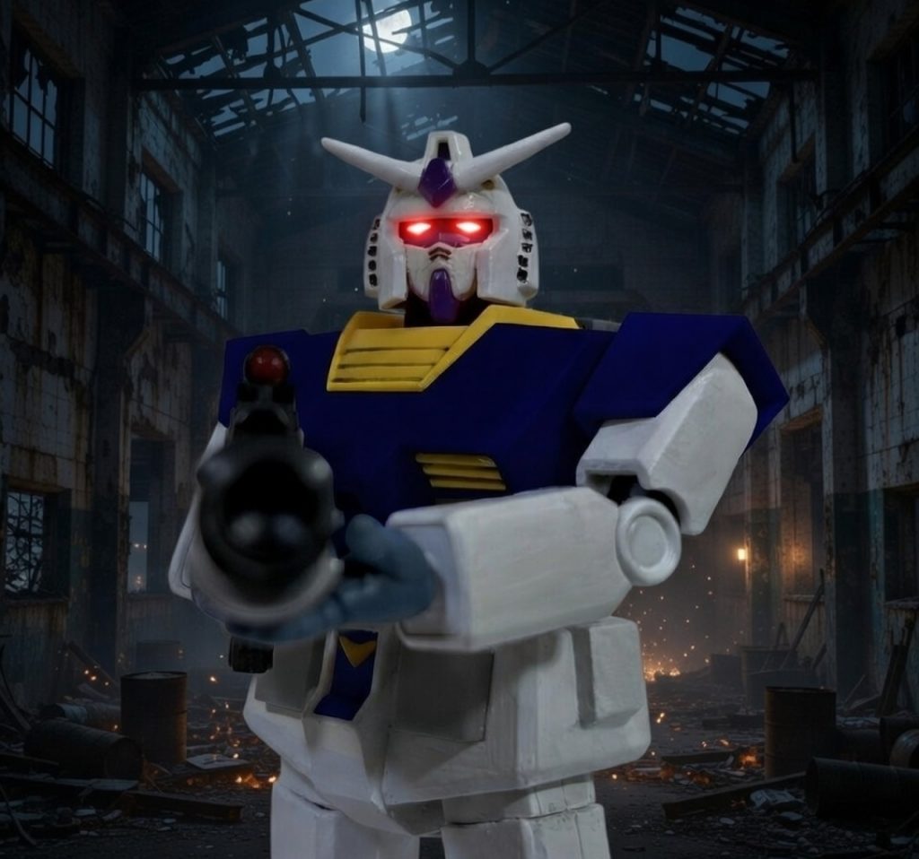 夜間戦。他の武器も見つかればG3-Xの時に掲載する予定(gundam-kao6)