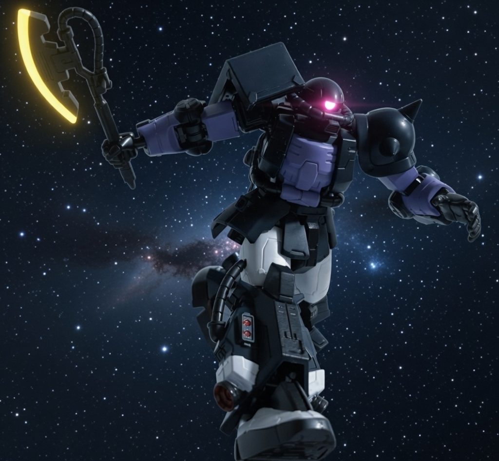 高機動型ザクのキットもハズレがないね(gandam-hand2)