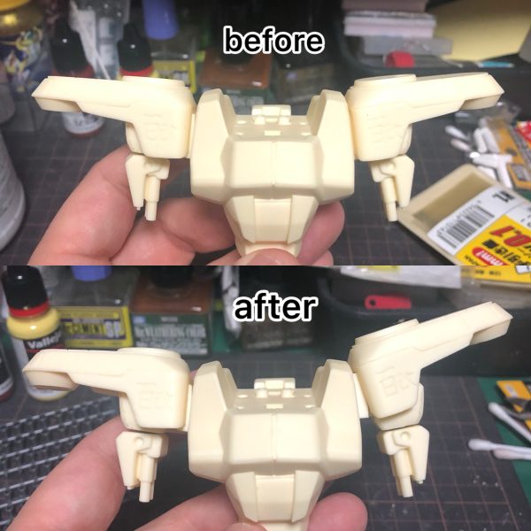 b-club 造形村 1/100 百式改を製作中！