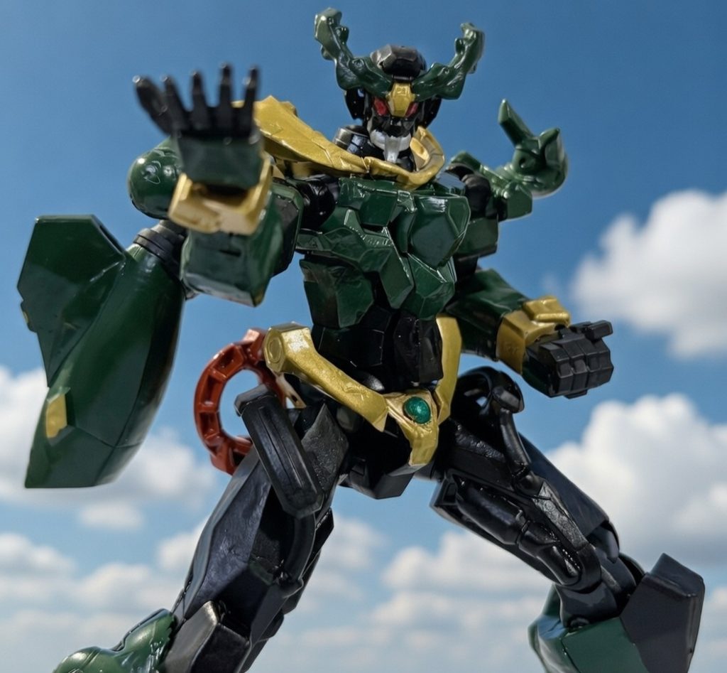 Part.Ⅰのサムネのアナザーショットで〆。次はエクシードギルスにパワーアップさせてみるかな(gundam-kao2)