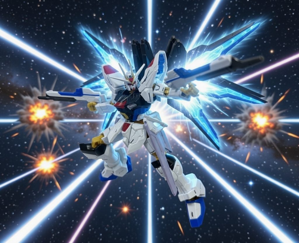 本編の最終決戦をイメージしたショット。