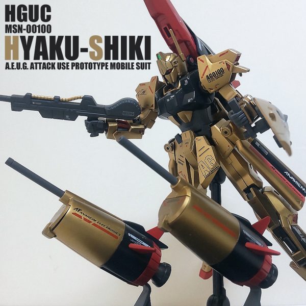 HGUC 百式　 ミキシングビルド　機動兵装ポッド装備