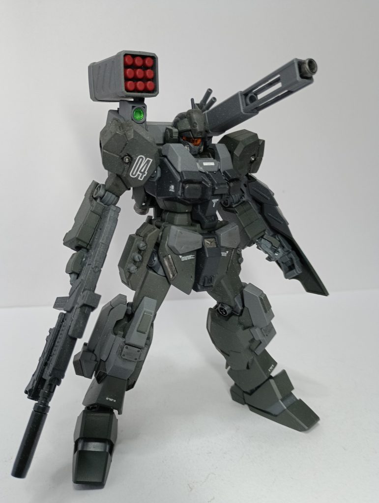 火力と機動力の増強なので、いわゆる「フルアーマー」でなく、マクロスの「スーパーパック」のイメージです。ジェスタはキャノン以外にもオプションがある設定なので、こんなのもあるだろう…と思い作成。