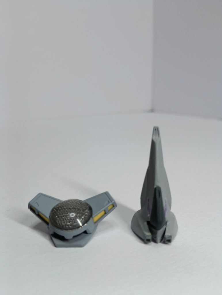 各頭部。ジ・Oはエポパを使って多少形状変更をしています。ボリノークサマーンはそのまま付けると流石にキモかったので、口の部分を削り平べったくしましたW