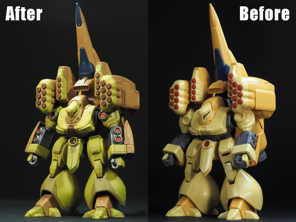 ビフォーアフター。色味が変わらないので、印象はそんなに違わないですね。