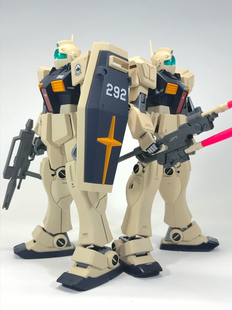 （おまけ1）以前投稿したトリントン基地守備隊のジムⅡストライカーとのツーショットです。