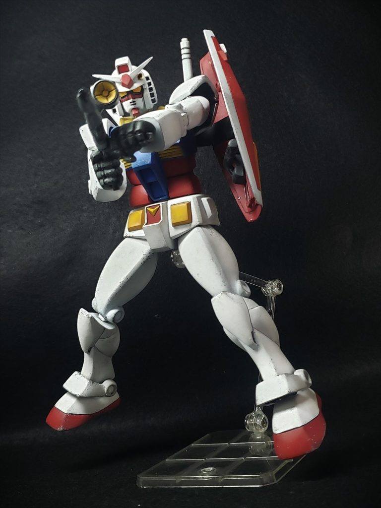 フル可動1/100旧キット ガンダム 【アニメ劇中フォルム徹底再現版】   ※旧キット1/100 リアルタイプガンダム使用–2枚目/制作者：HITOHITO