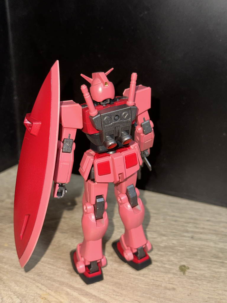 よく見ると塗りムラがある...