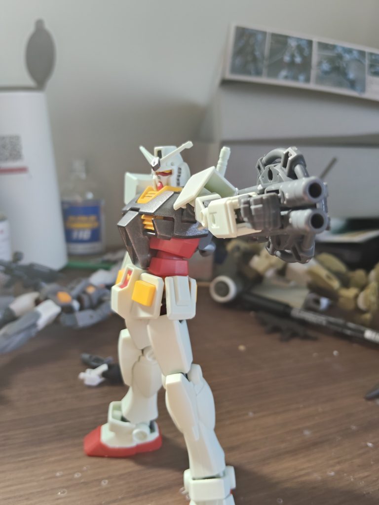 ポージング構えてる感じ