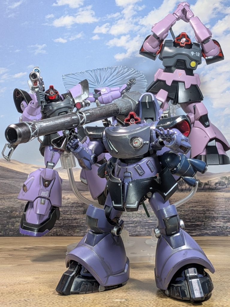 使ったキットHGリック・ドム(GQuuuuuuX版)HGドムトルーパーHGUC黒い三連星トリプルドムセットのドム