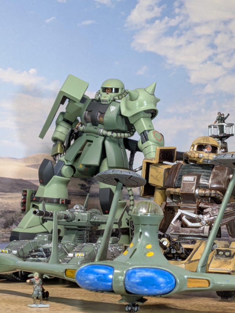 ルッグンを前に出した図これから偵察に飛び立っシチュエーションそろそろ部隊移動をさせる感じにしました